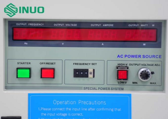 Cung cấp điện AC một pha 5KVA IEC 61800-2 được sử dụng cho các thiết bị gia dụng 1