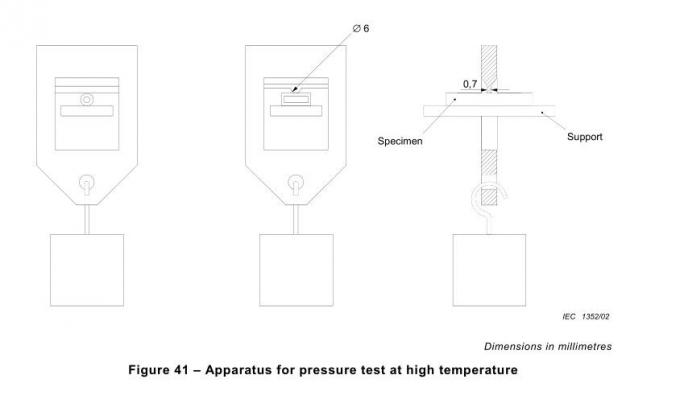 IEC 60884-1 Thiết bị để thử áp suất ở nhiệt độ cao để thử sức đề kháng nhiệt 0