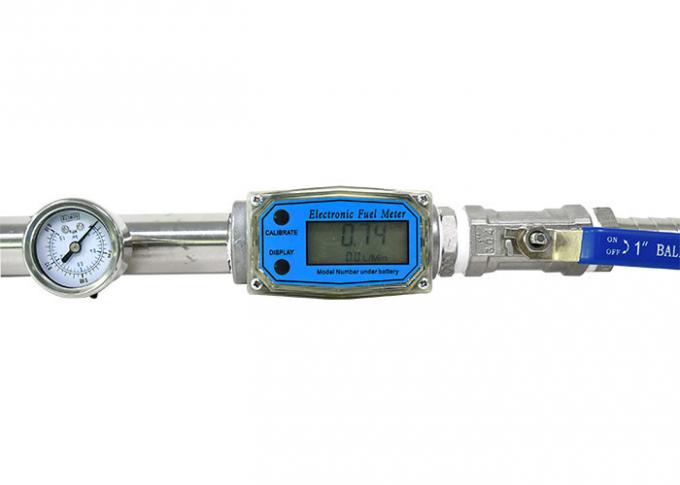 IEC 60529 Vòi phun IPX6 với đồng hồ đo lưu lượng kỹ thuật số Ф12,5mm 100L / phút 0