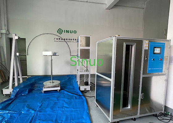 Phẩm chất  IEC 60529 IPX3 IPX4 Waterproof Test System Oscillating Tube Rain Test Equipment nhà máy