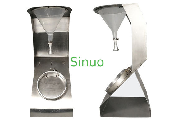 Phẩm chất  150mm Medical Material Tester With PP Funnel Stainless Steel Specimen Holder nhà máy