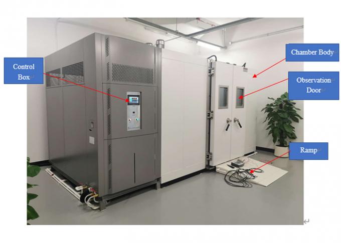 IEC 1251 Phòng nhiệt độ và độ ẩm liên tục với điều khiển PLC cho thử nghiệm tấm pin mặt trời 2