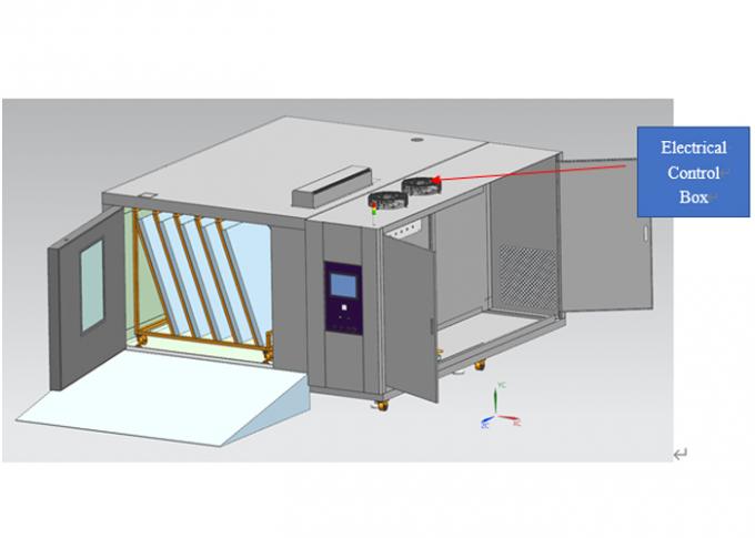 IEC 1251 Phòng nhiệt độ và độ ẩm liên tục với điều khiển PLC cho thử nghiệm tấm pin mặt trời 4