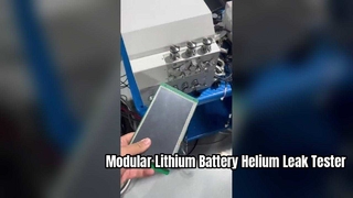 Máy dò rò rỉ khối phổ kế pin lithium mô-đun Helium