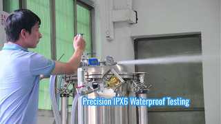 Bộ vòi phun phản lực IPX6 với lưu lượng kế kỹ thuật số Ф12,5mm 100±5 L/phút